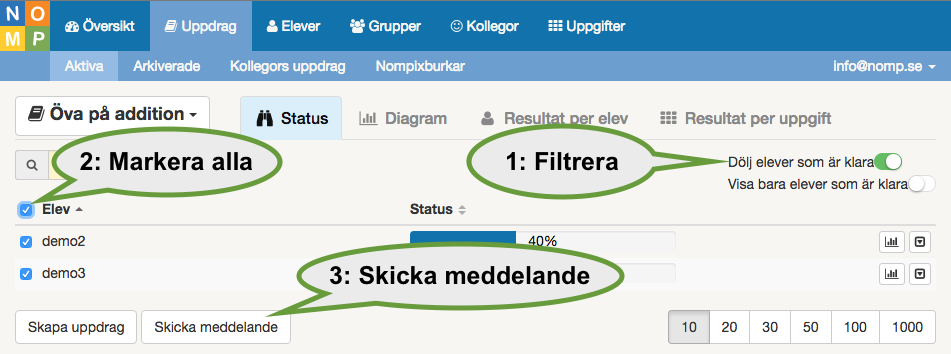 skicka_meddelande_till_elever_som_ej_ar_klara